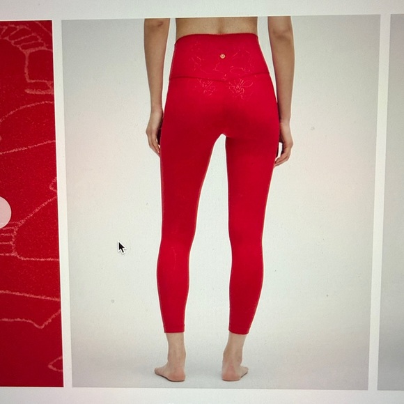 Lululemon Lunar New Year Align HR Leggings 25” Sz4 - Picture 1 of 10